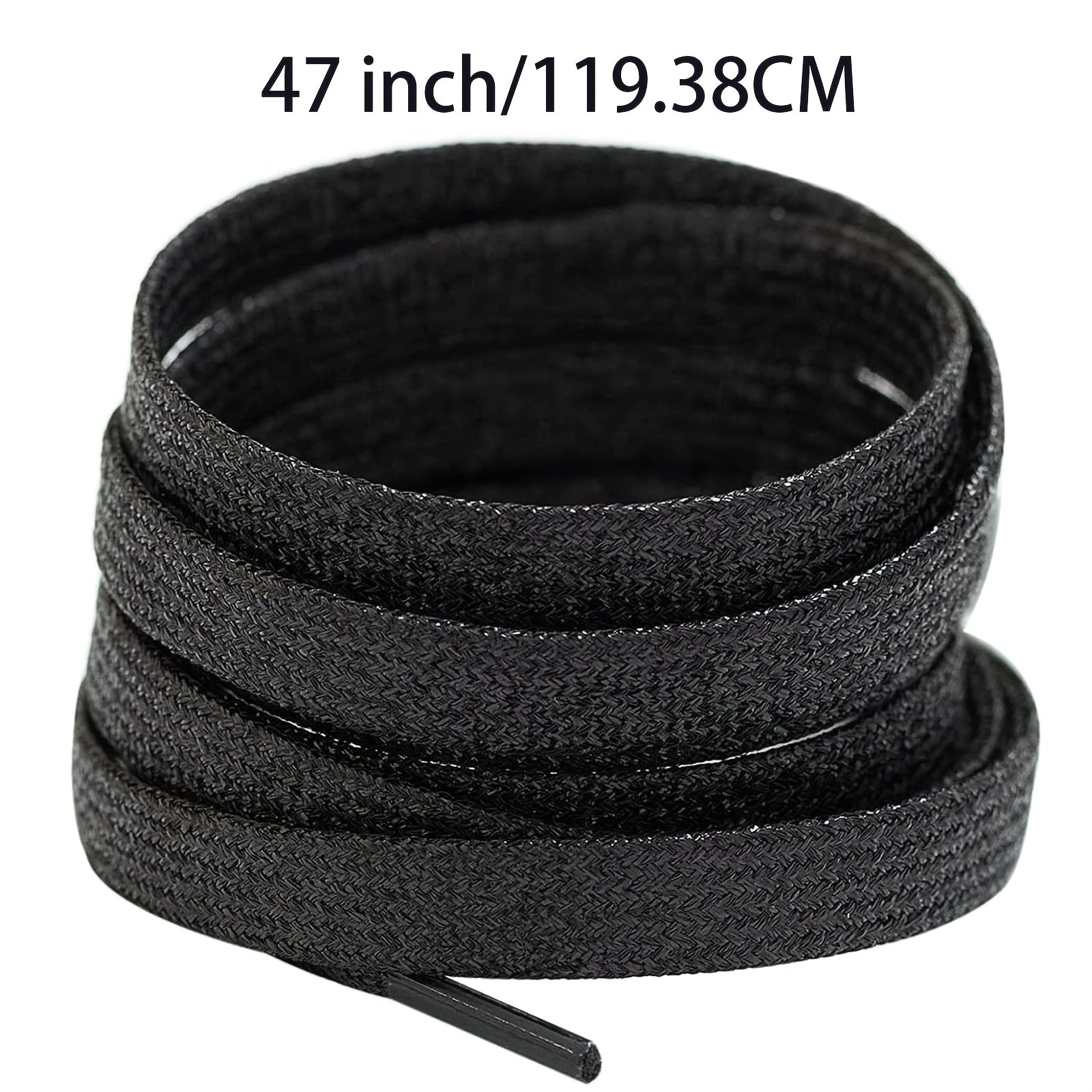 Women's Reflective Plastic Shoelaces Decorative Textured Fits Shoes Boots