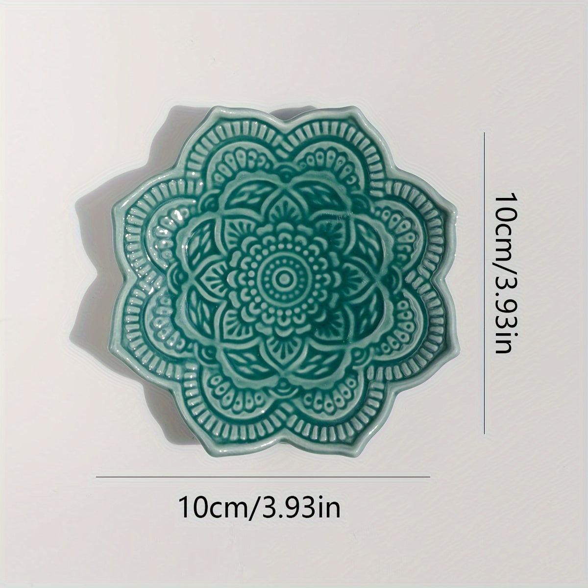 Mandala zargarlik taxtasi gullli plita uchun quloq taqilishi, uzuklar, bilaguzuklar uchun uy bezaklari