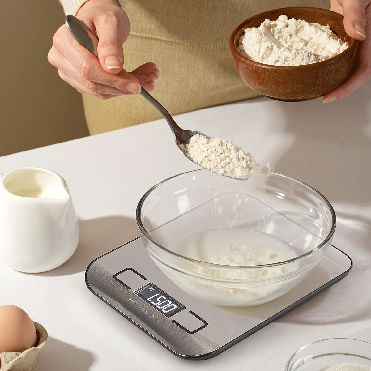 Цифровые 5 кг прецизионные весы из пластика промышленный баланс с режимом беззарядки