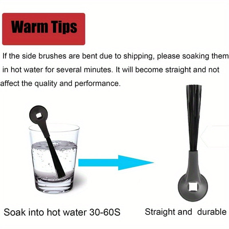 Robotic tozalash qurilmasi uchun 4 dona almashtirish qismlari, yon pichoqlar, HEPA filtrlari, asosiy pichoq, tozalash matosi