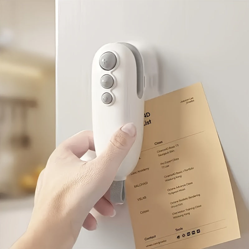 Kichik oziq-ovqat yopishtiruvchi va kesgich, portativ USB bilan quvvatlanadigan vakuum yopishtiruvchi, yangi saqlash uchun