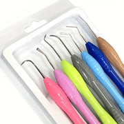 7 Colorful Stainless Steel Dental Restorative Instruments for Strong Grip Filling