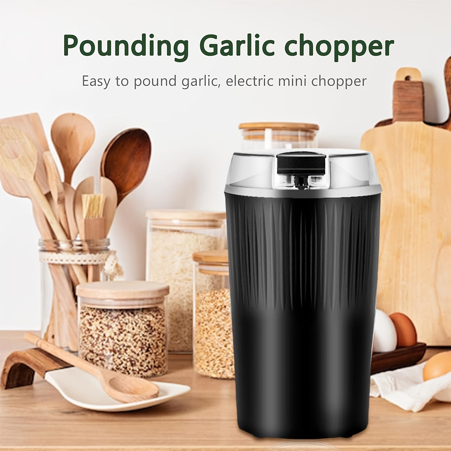 Uy elektr spice maydalagich, zanglamaydigan po'latdan yasalgan stakan korpus va oziq-ovqat sifatidagi material ichki qoplama bilan, kichik va portativ, oshxonada ziravorlar, loviya va donlarni maydalash uchun qulay foydalanish uchun.