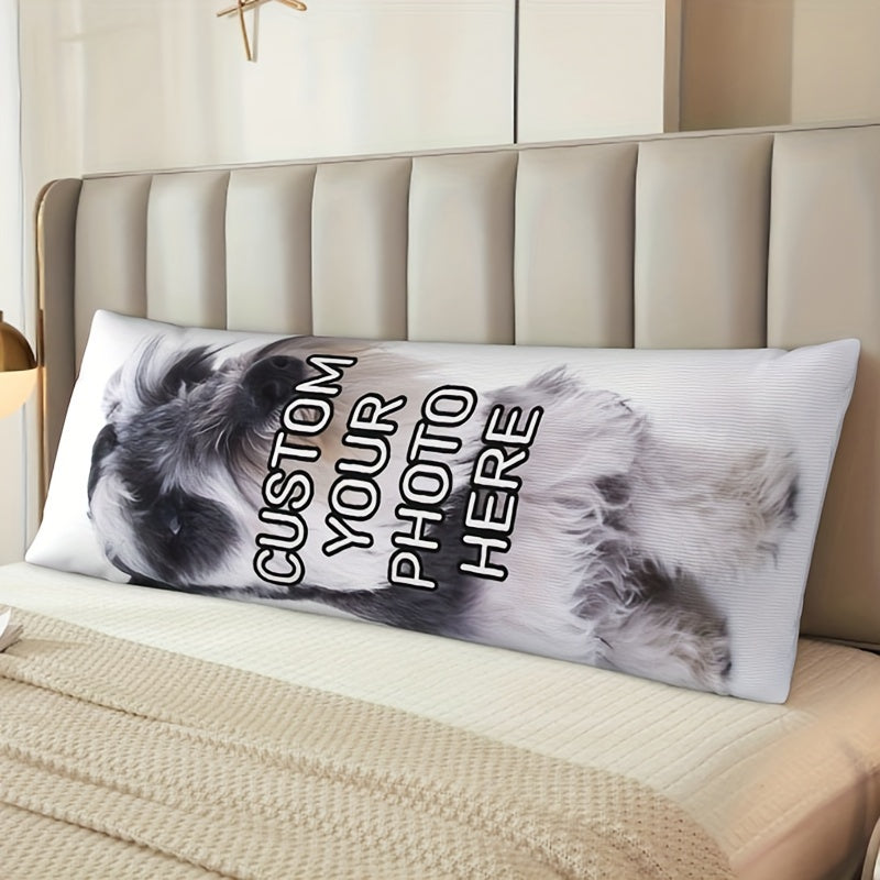 Personalized Body Pillowcase Custom Photo Double-Sided Plush Gift for Home Decor