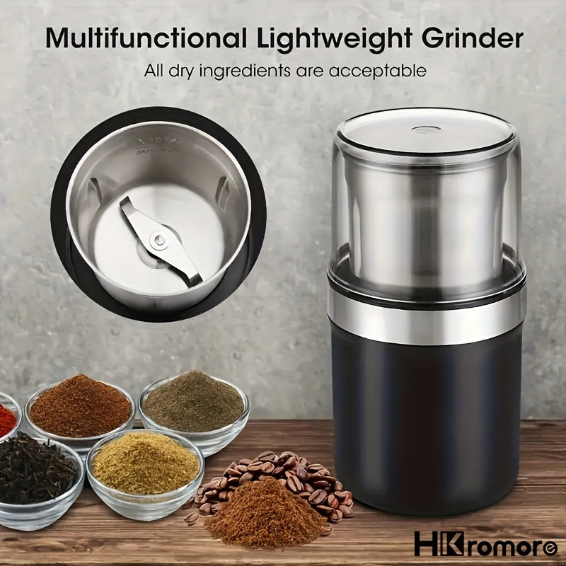 Electric Coffee Grinder for Spices Herbs and Grains Detachable Washable 30000 RPM