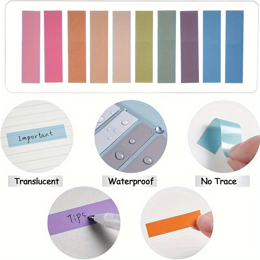 Writable Reusable Sticky Labels for Organizing Pages Notes and Markers