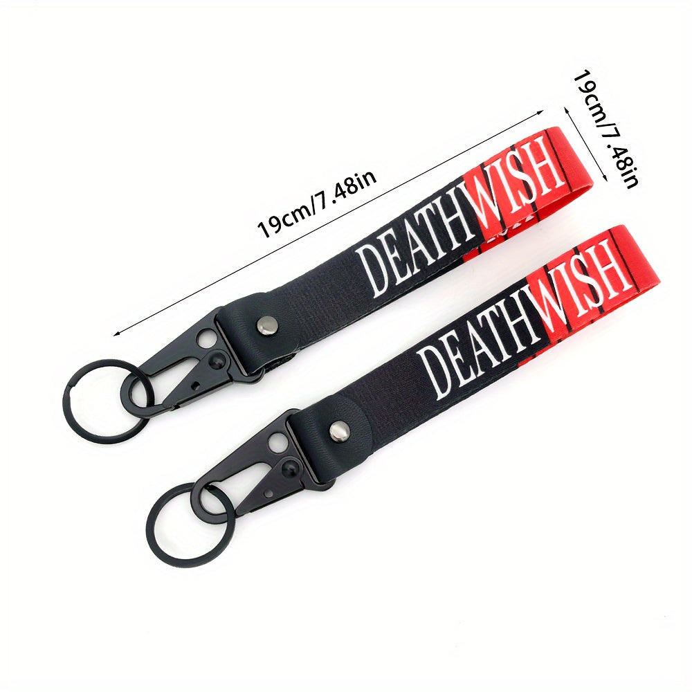 Uniseks metall poyga kaliti uchun anti-yo'qoladigan bilakuzuk va avtomobil, mototsikl kalitlari uchun