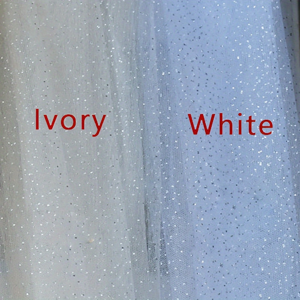 Chiroyli to'y voilki chiroyli tafsilotlar bilan, uzoq katedral uzunligi to'y aksessuari