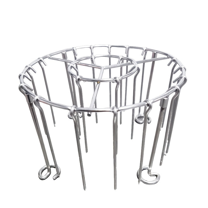 Stainless Steel Grill Rack with Skewer Holder and 23 Skewers for Air Fryers