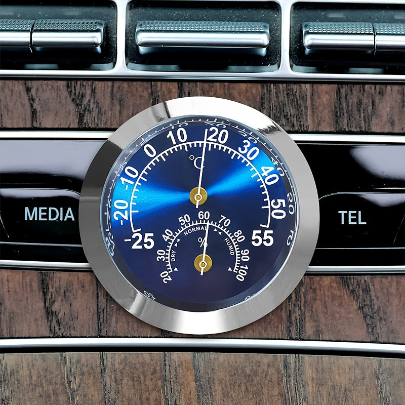 Мини-градусник 2-в-1 для автомобиля, измеритель влажности и температуры, немагнитный