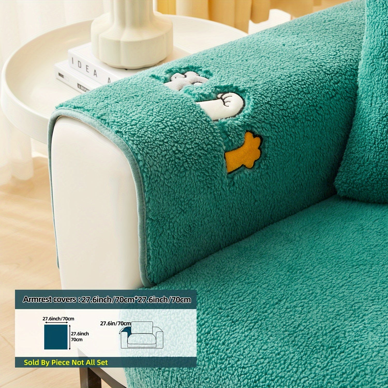 Плюшевый чехол на диван для собак, противоскользящий, защитный чехол для мебели