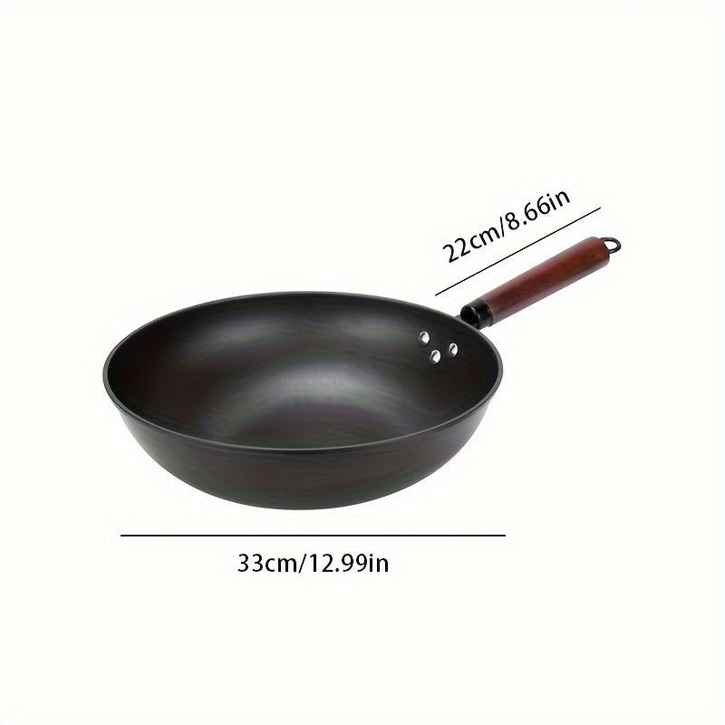 Wok antiadherente versátil compatible con estufa de inducción y gas 1 pieza