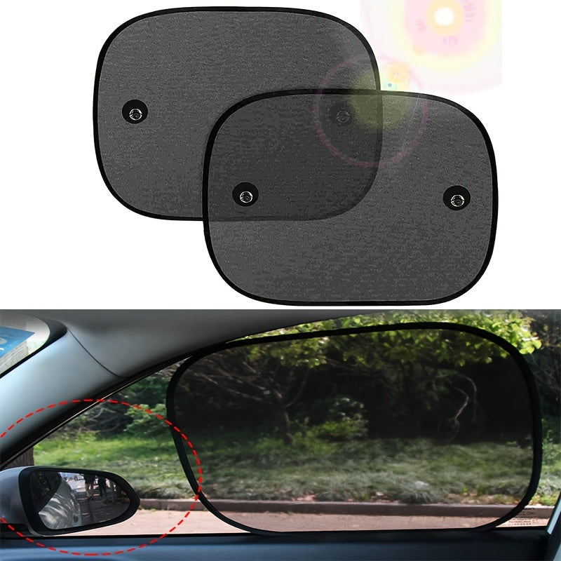 2 dona Avtomobil quyosh nuri himoyachisi quyosh nuri qopqog'i qorong'ulash pardasi izolyatsiya yon tomon oynasi himoyachisi