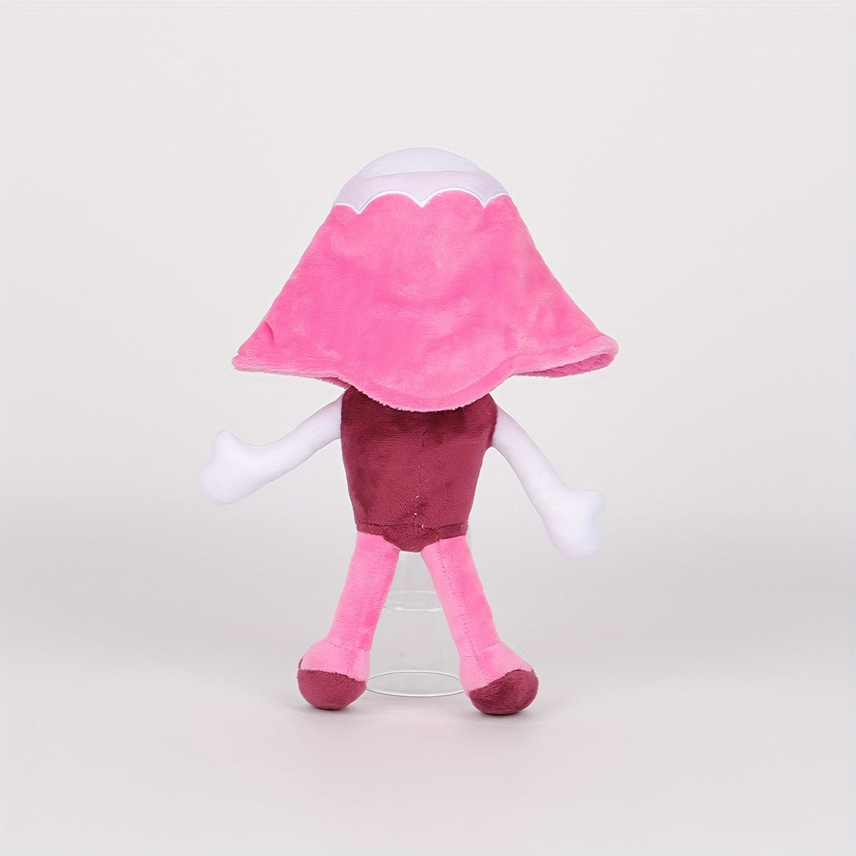 Juguete de peluche del mundo de juegos de anime para niños, muñeca de felpa en rojo y rosa brillante, regalo