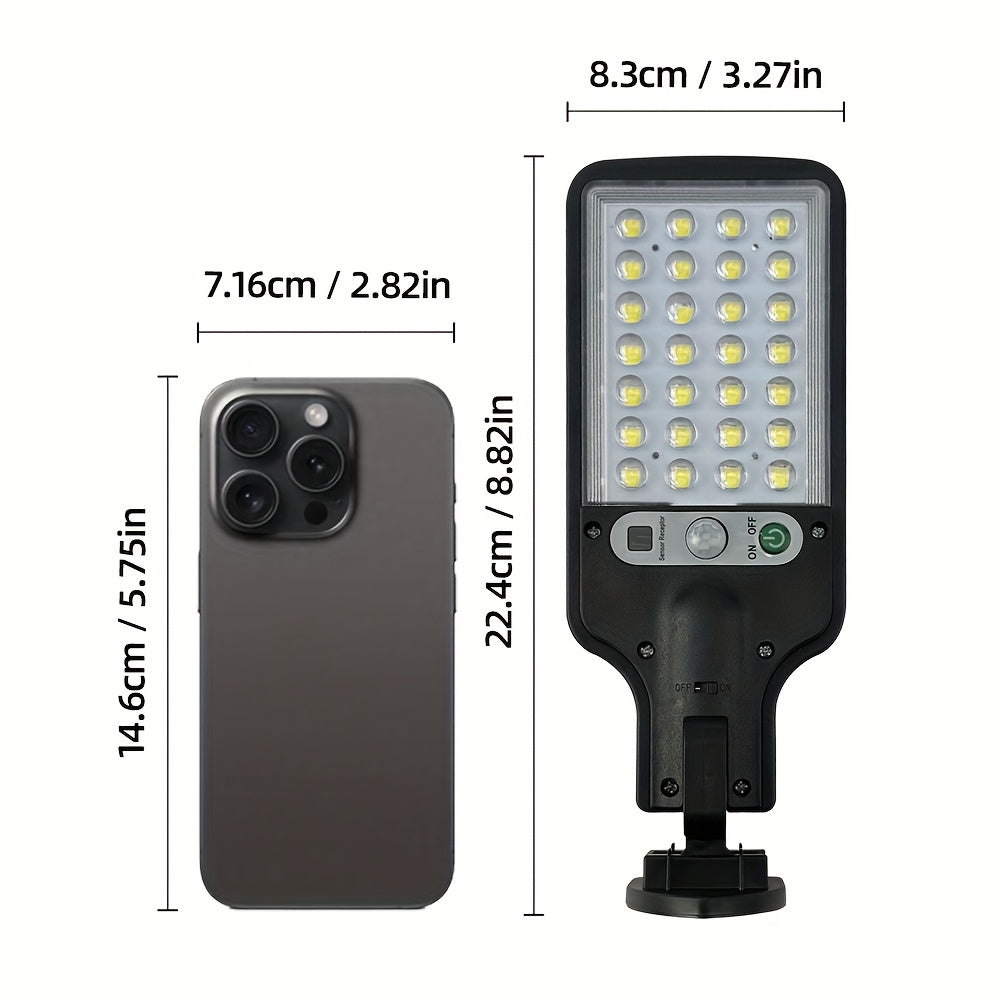 Уличный солнечный уличный светильник с пультом дистанционного управления, светодиодный настенный светильник, садовый свет, сенсор движения