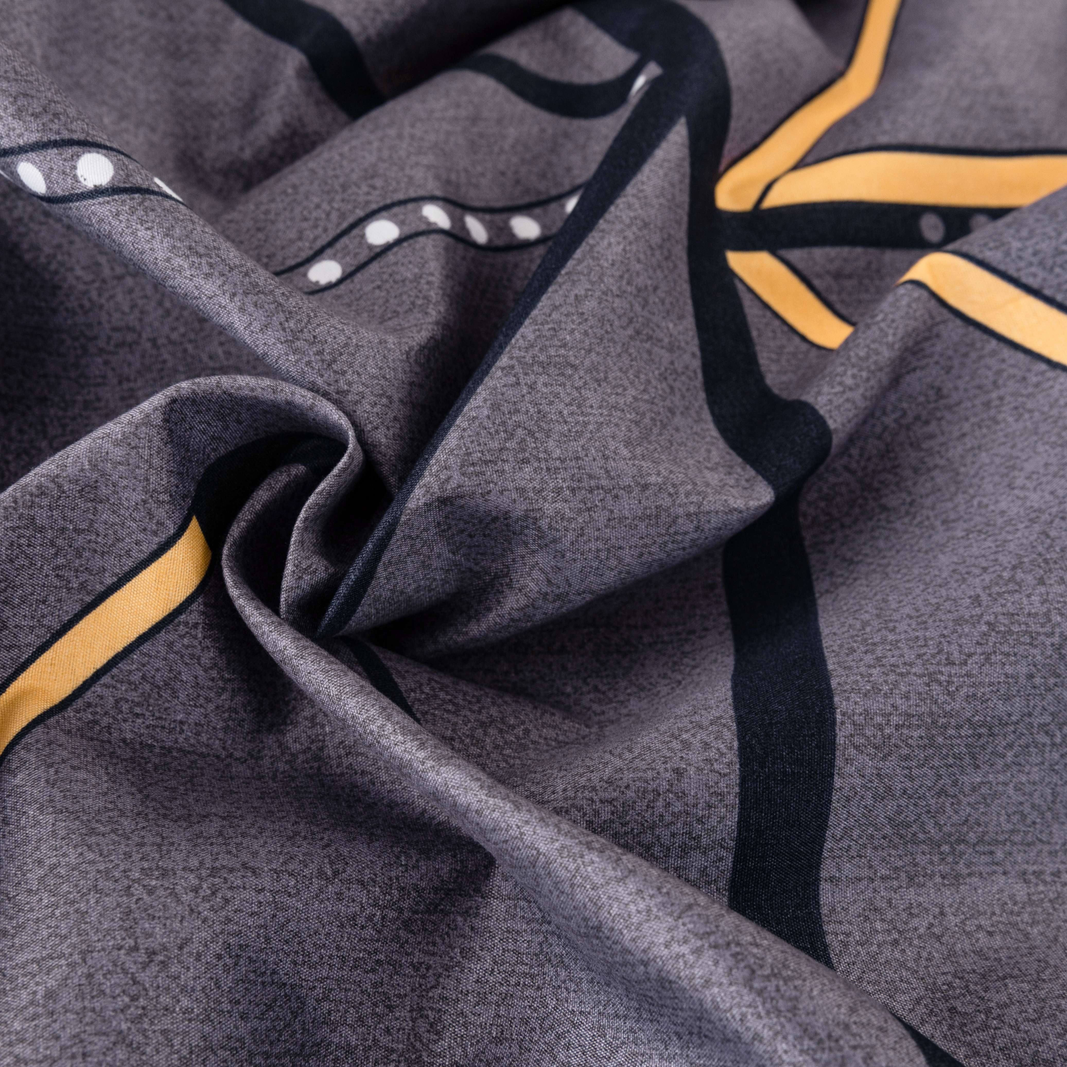 Geometric Pattern Bedding Set Duvet Cover and Pillowcases All-Season Polyester Machine Washable