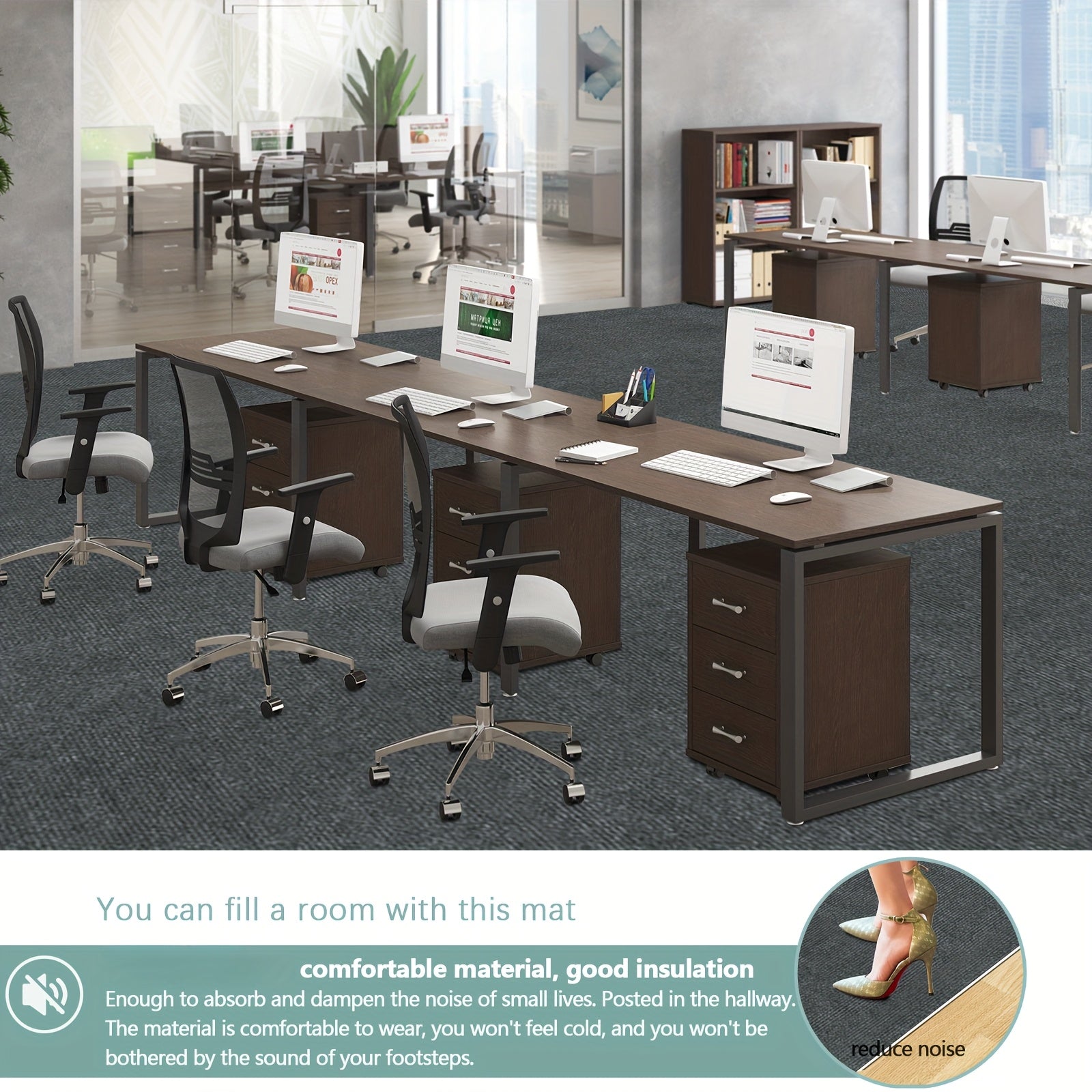 Yogʻochsiz, yuviladigan, qattiq rangli qadamlar uchun gilam, oshxona, koridor, yotoqxona uchun