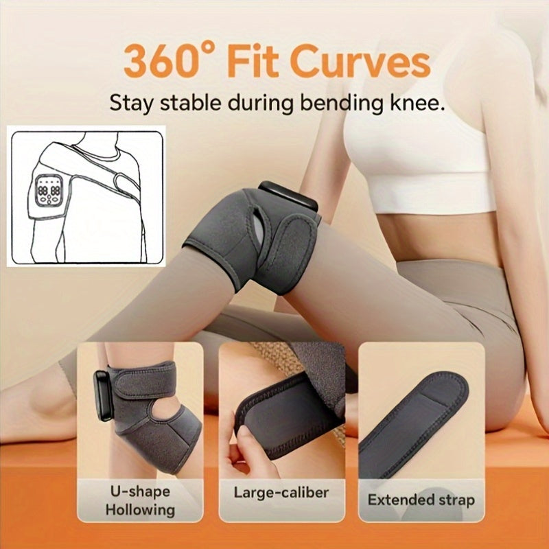 Wireless USB Heated Massager for Shoulders Knees Elbows Legs Rechargeable