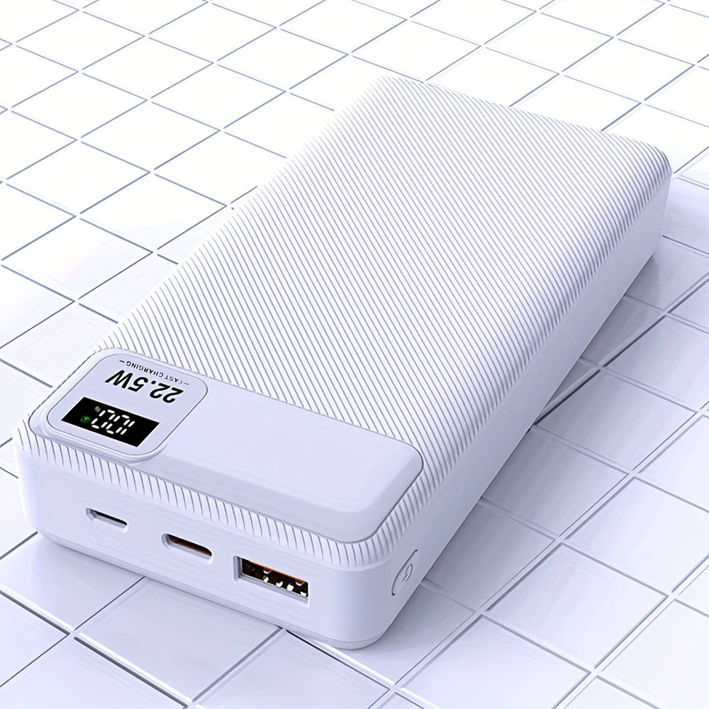 20000mAh Portable Power Bank with PD20W and USB22.5W Fast Charging