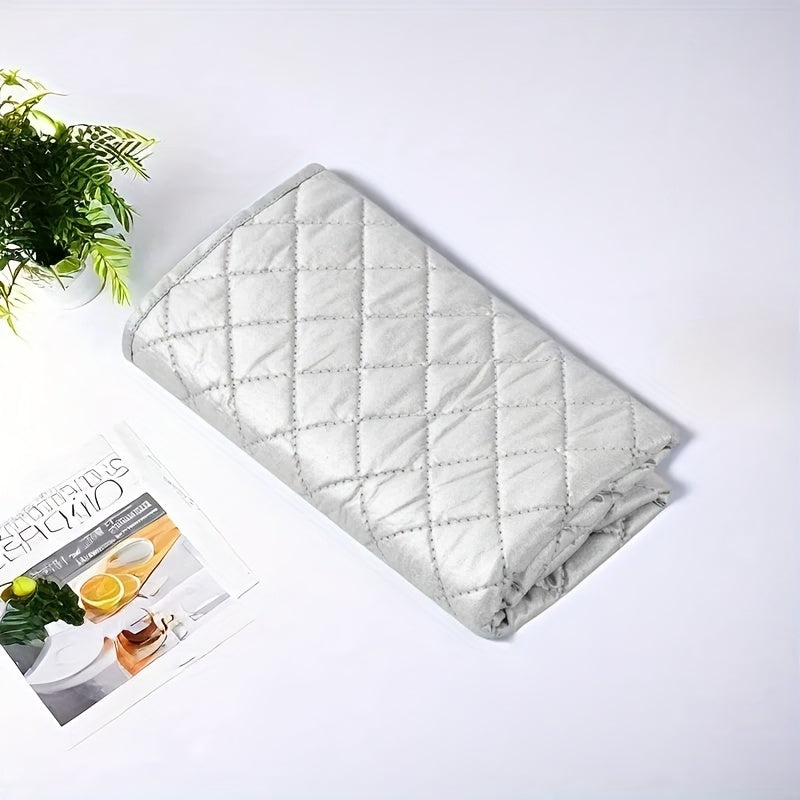 Alfombra plegable de aislamiento térmico portátil para planchar ropa con recubrimiento de algodón