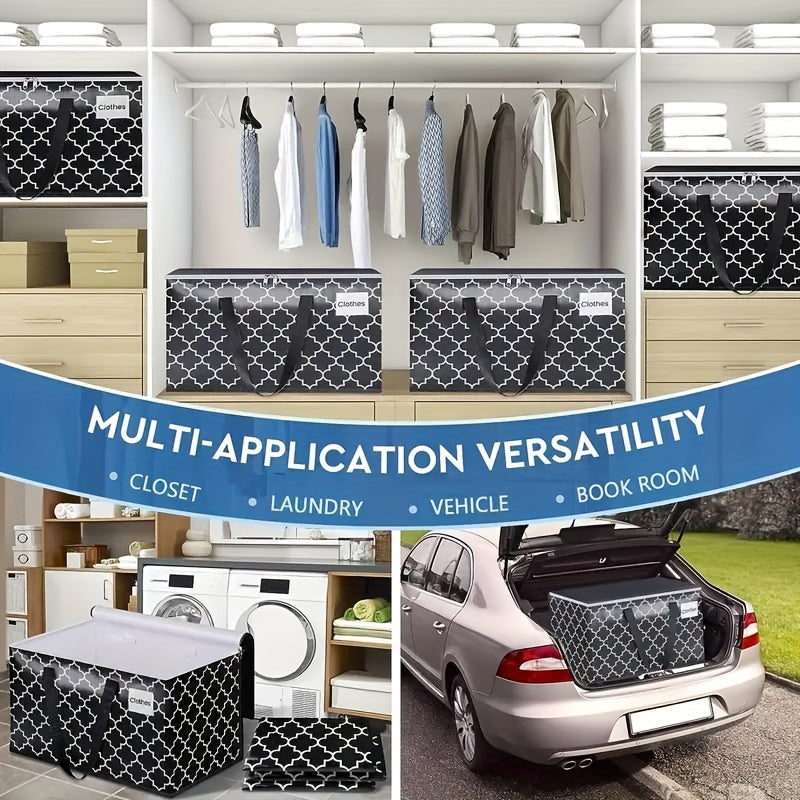 Large Collapsible Moving Bag 20kg Capacity Heavy Duty Storage Bag with Handles