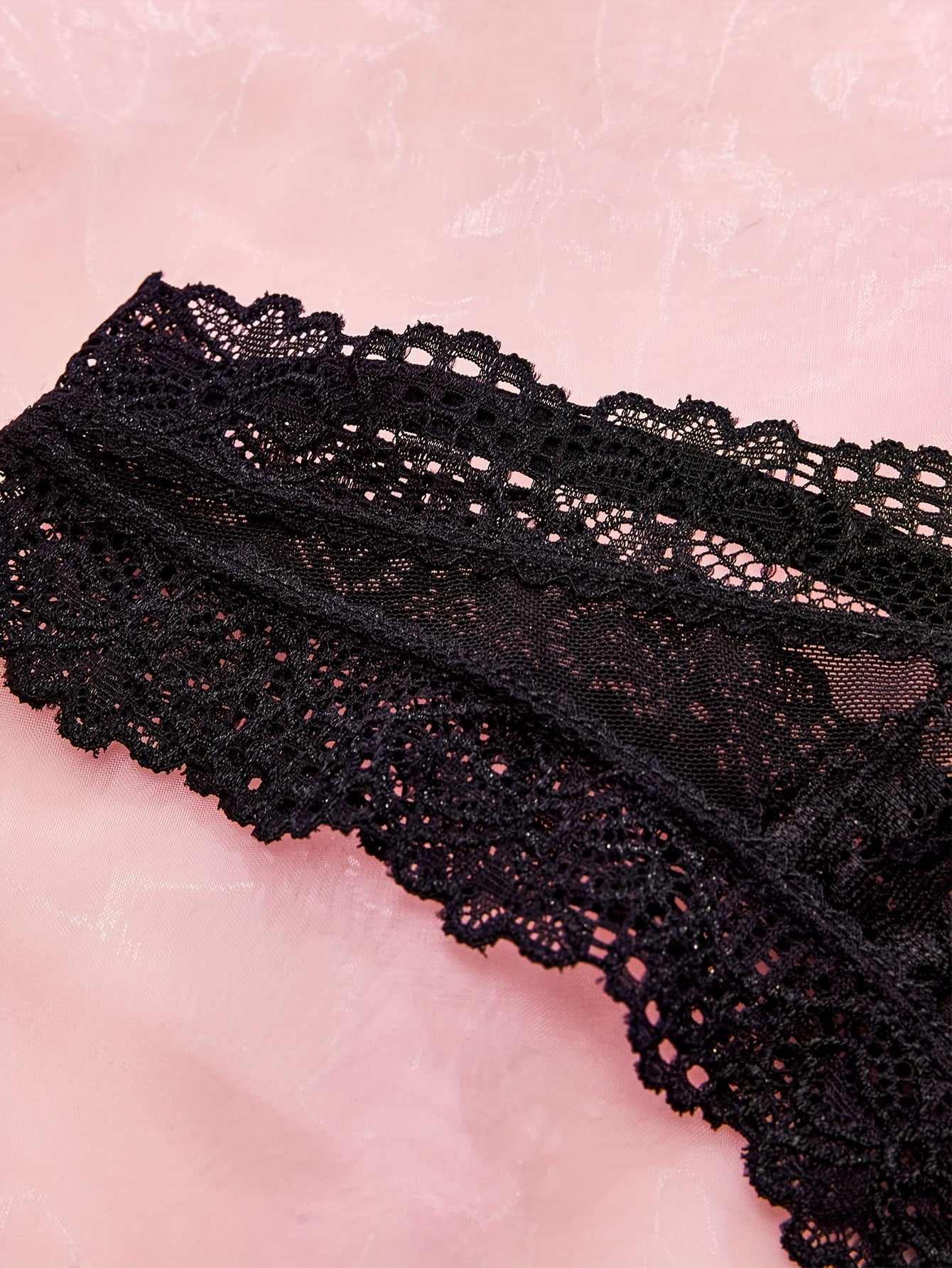 Women's Lace Thongs Floral Criss Cross Sexy Underwear