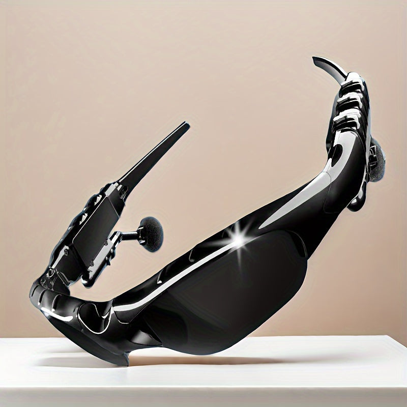 Wireless Smart Glasses with Microphone and USB Charging for Outdoor Activities