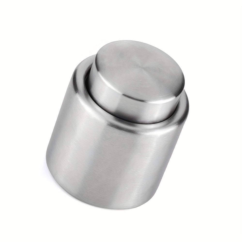 Naychali po'latdan yasalgan vino shishasi qopqog'i to'plami, vakuum muhr bilan, yangiligi saqlash uchun mukammal. Uyda foydalanish yoki to'y sovg'asi sifatida ajoyib.