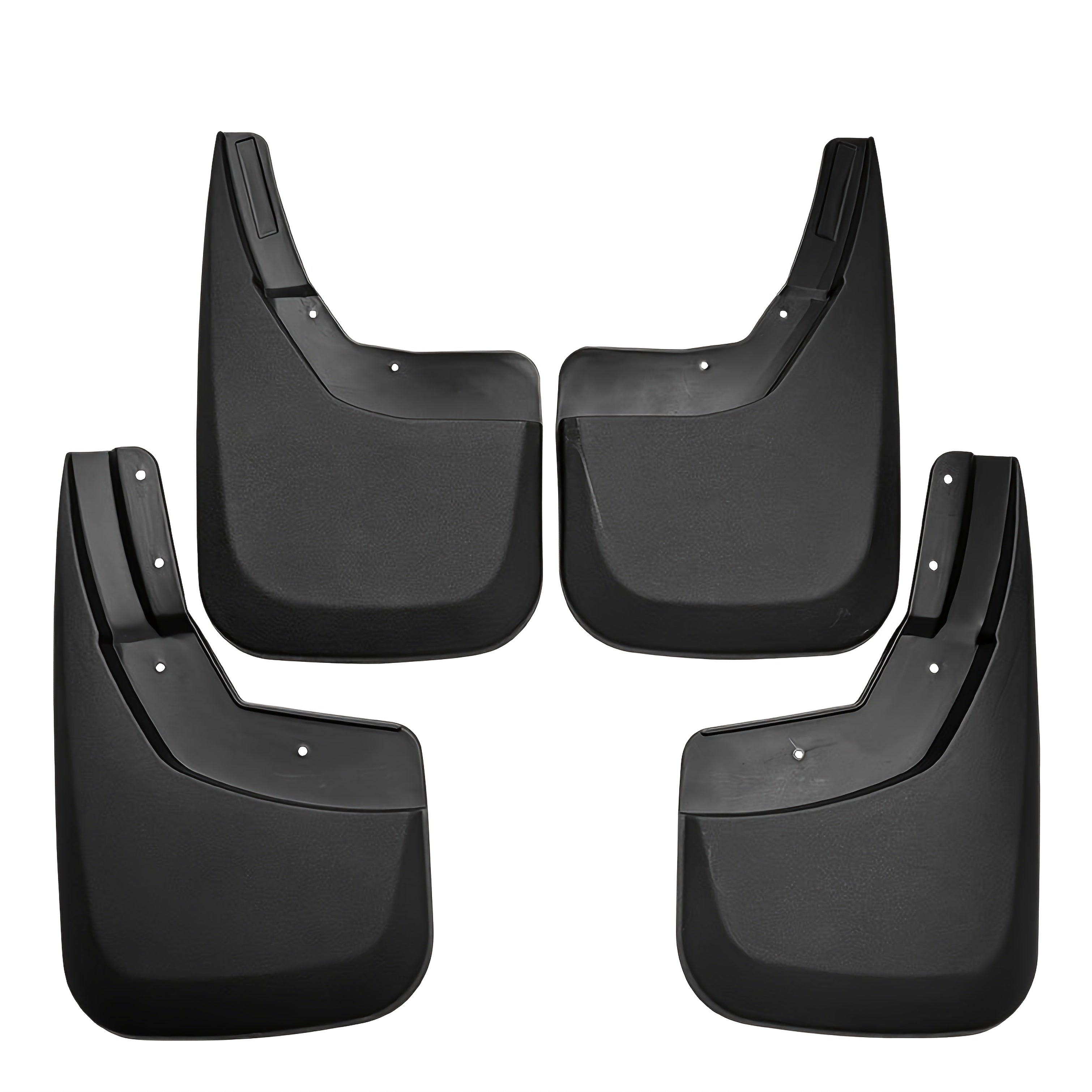 Universal Rubber Mud Flaps Set for Cars Flexible Splash Guards Easy Install