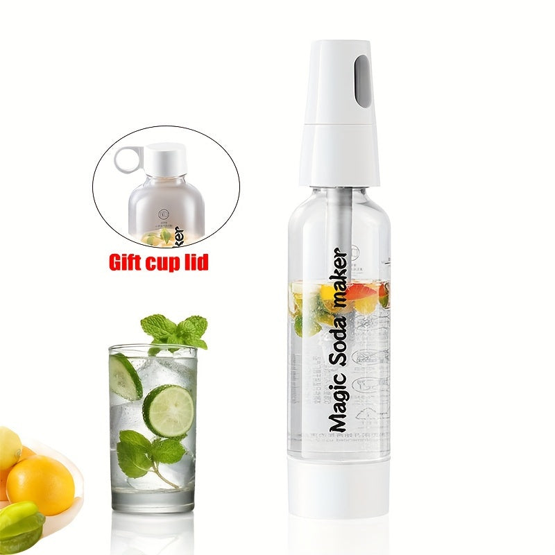 Máquina portátil de agua con gas con botella libre de BPA, carbonatador personal de agua con gas