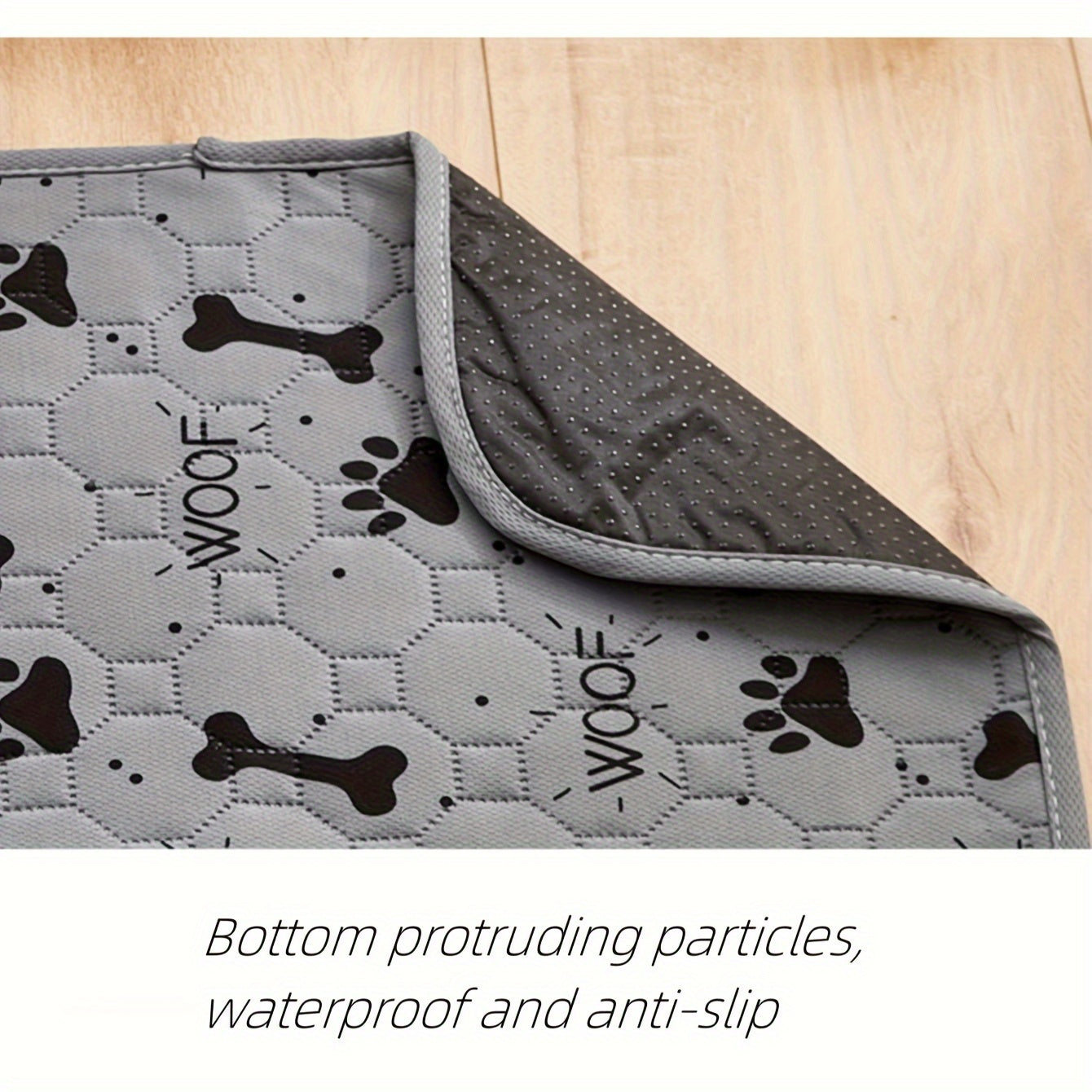 Pet Training Pad Absorbent Polyester Fiber Urine Containment Floor Mat