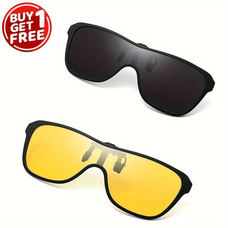 Polarized Clip-On Fashion Glasses for Men and Women Driving Outdoor Activities Hawaii Theme Buy One Get One Free