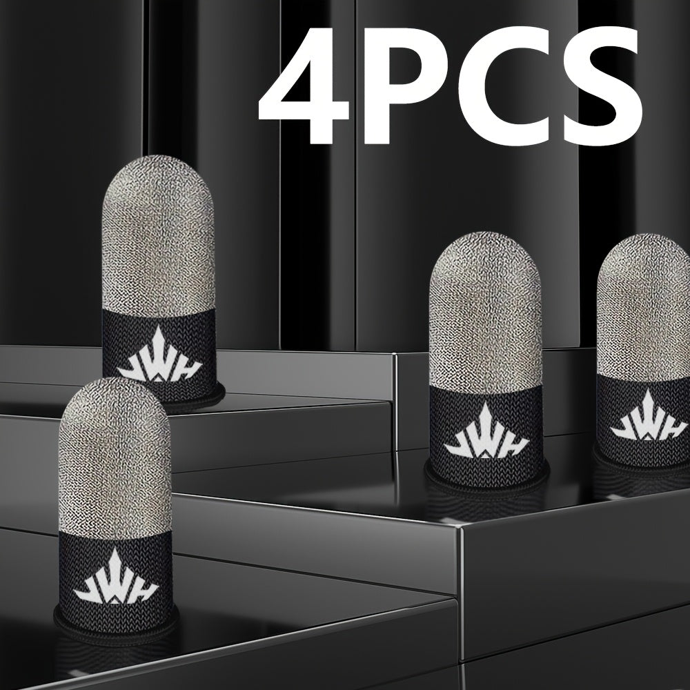 Conjunto de 120/20 mangas de fibra de carbono para dedos de juego, a prueba de sudor, antideslizantes, transpirables, ligeras para juegos en móvil