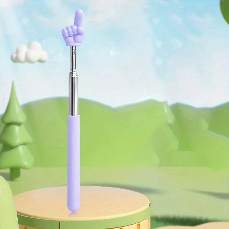 1 dona Telescopic O'qituvchi Ko'rsatgichi Boshlang'ich va Maktabgacha Ta'lim O'qituvchilari uchun, Turli Ranglarda Sinf Ta'minotlari.