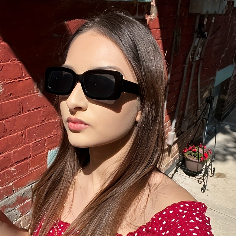 Juego de 5 gafas de sol retro cuadradas para conducir, playa y viajes