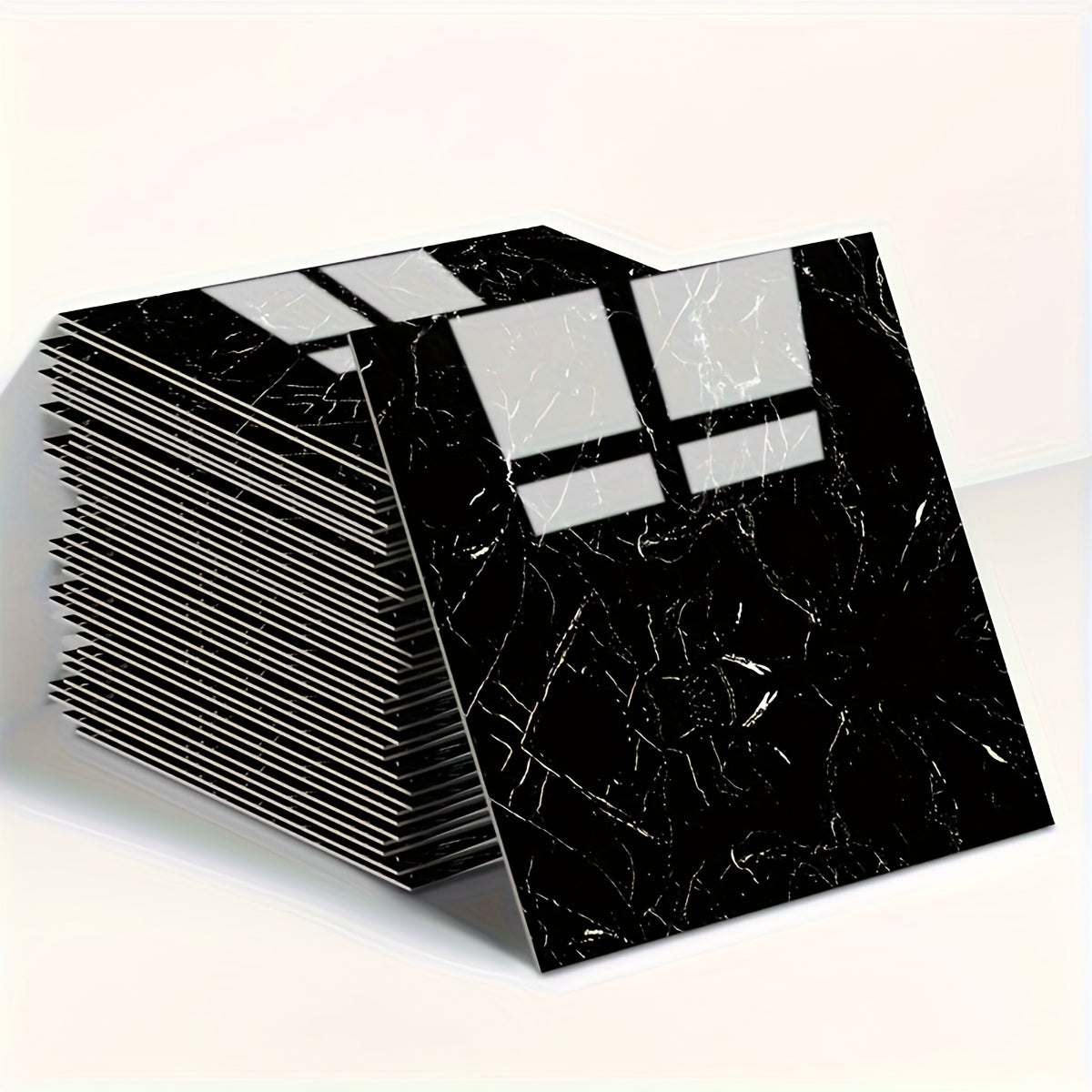 10pcs Waterproof PVC Wall Tiles 29.97x29.97cm Imitation Marble for Kitchen Bathroom