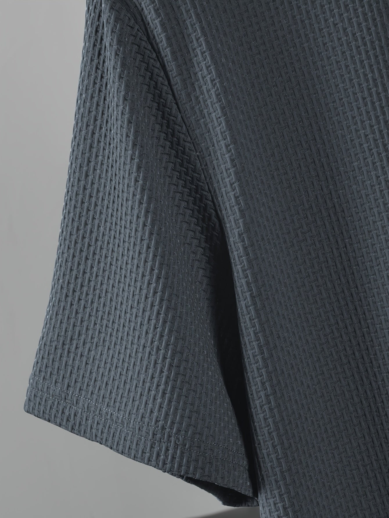 Men's Red Casual T-Shirt Nylon Spandex Crew Neck Summer Non-Stretch