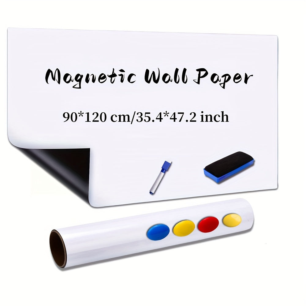 Magnetic Dry Erase Whiteboard Wall Mount for Home Office PVC 24x36 Inches