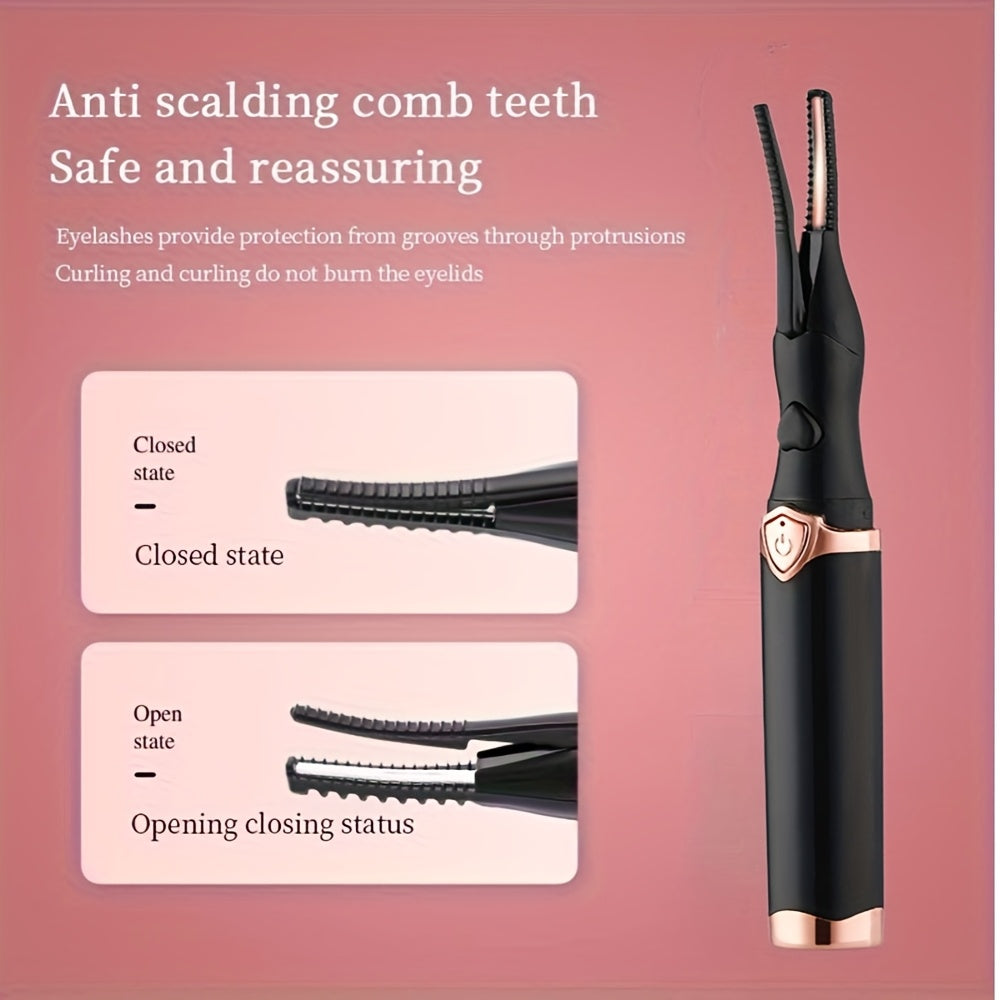 Портативный электрический щипцы для ресниц USB-заряжаемый мини-инструмент красоты для женщин