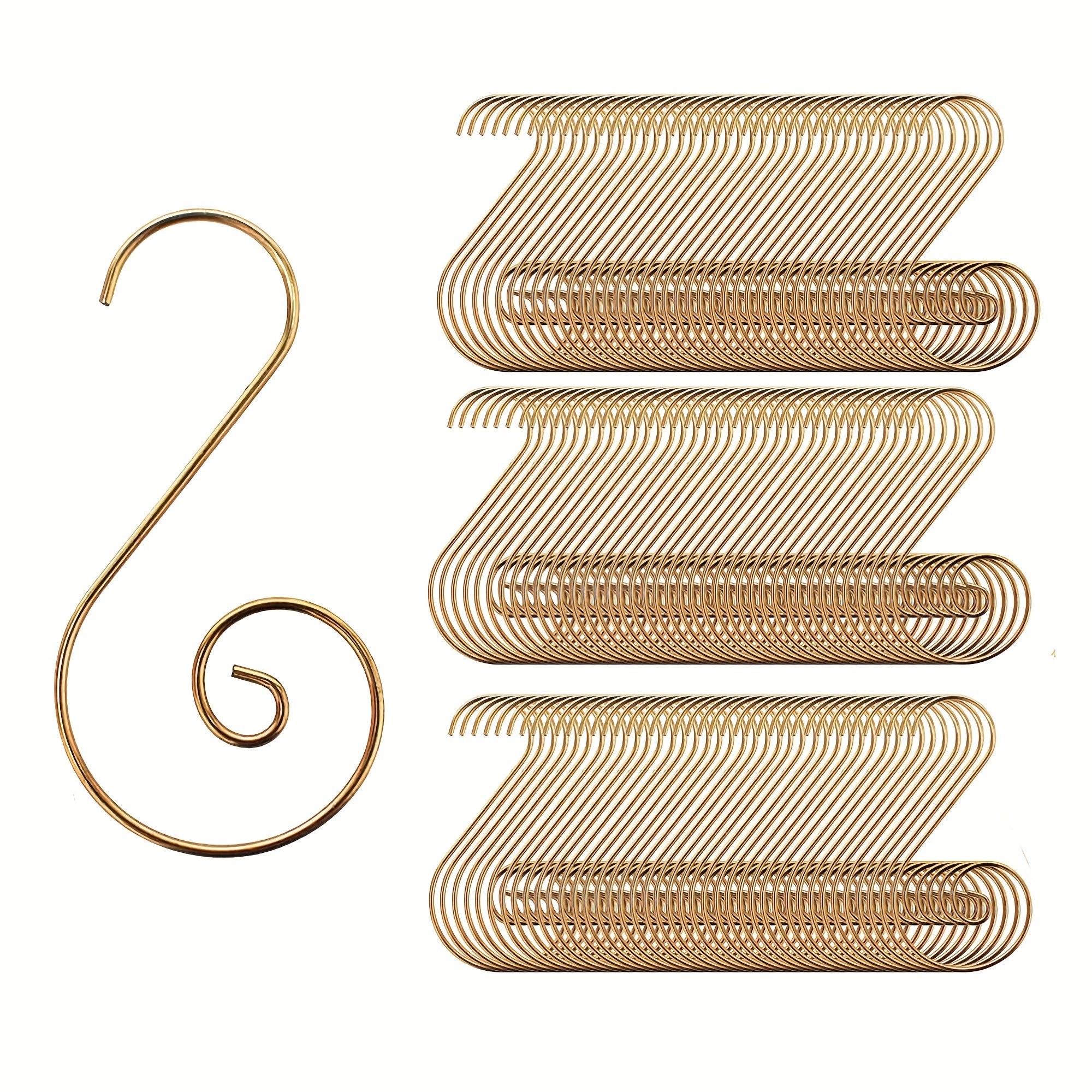 Assorted Christmas Ornament Hooks for Decorating Trees and Rooms