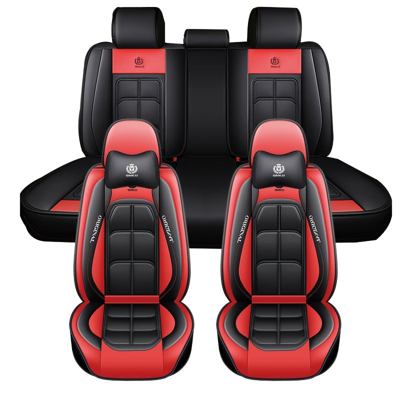 Universal sun’iy charmashli avtomobil o‘rindiq qoplamalari to‘liq qamrovli, sirpanmaydigan, bardoshli