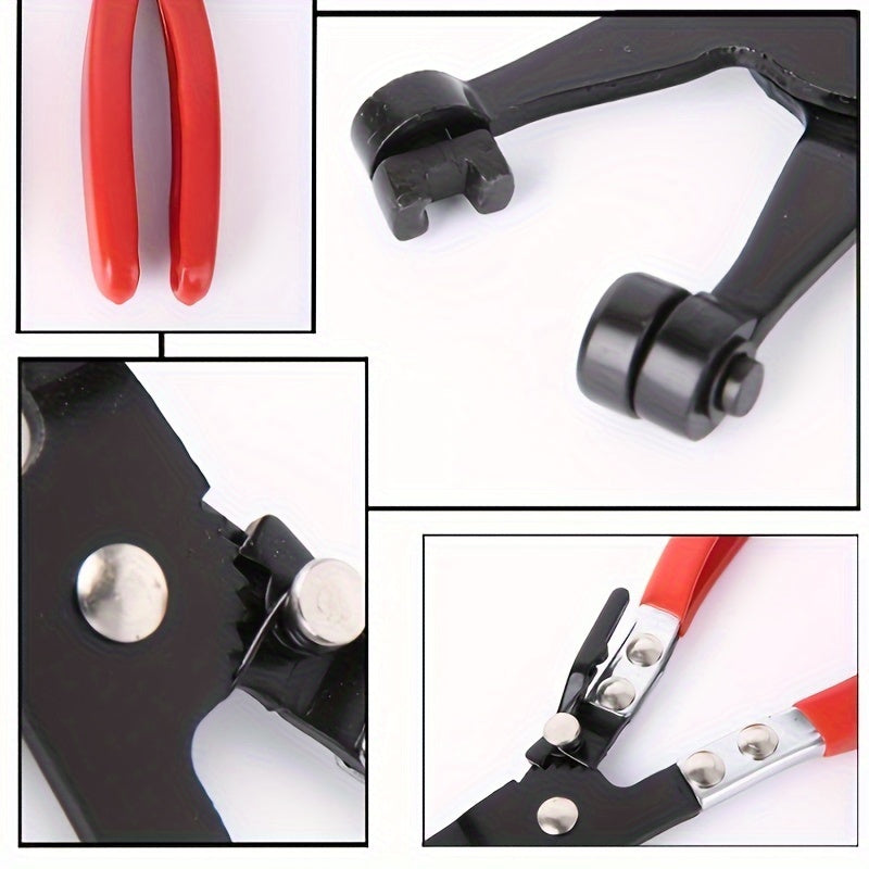 Alicates profesionales de anillo de retención de acero de alta resistencia para tuberías de agua de coche y abrazaderas