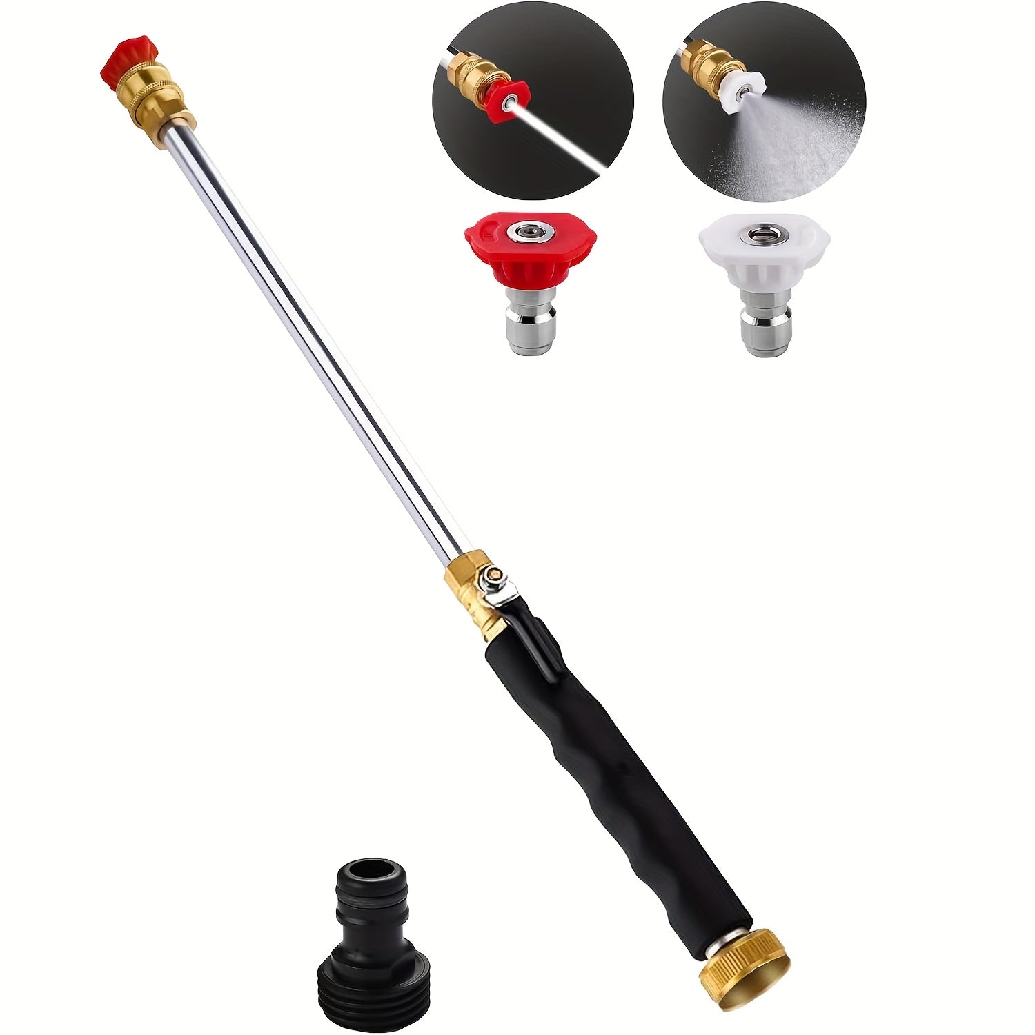 Тяжелая алюминиевая штанга для мойки высокого давления, насадки для автомобиля и двора
