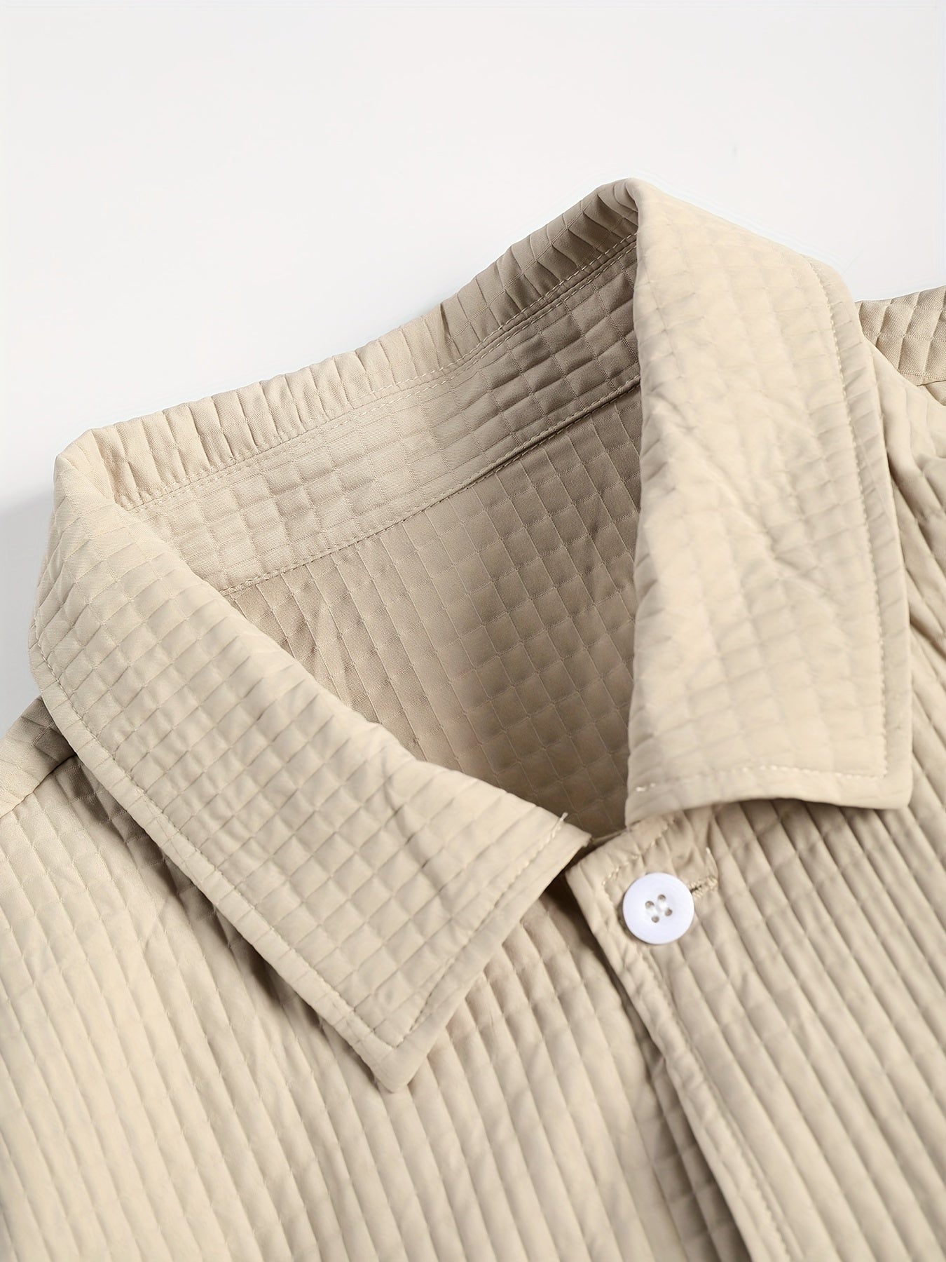 Мужской комплект из рубашки и брюк большого размера в повседневном стиле с длинными рукавами из хлопка, синий