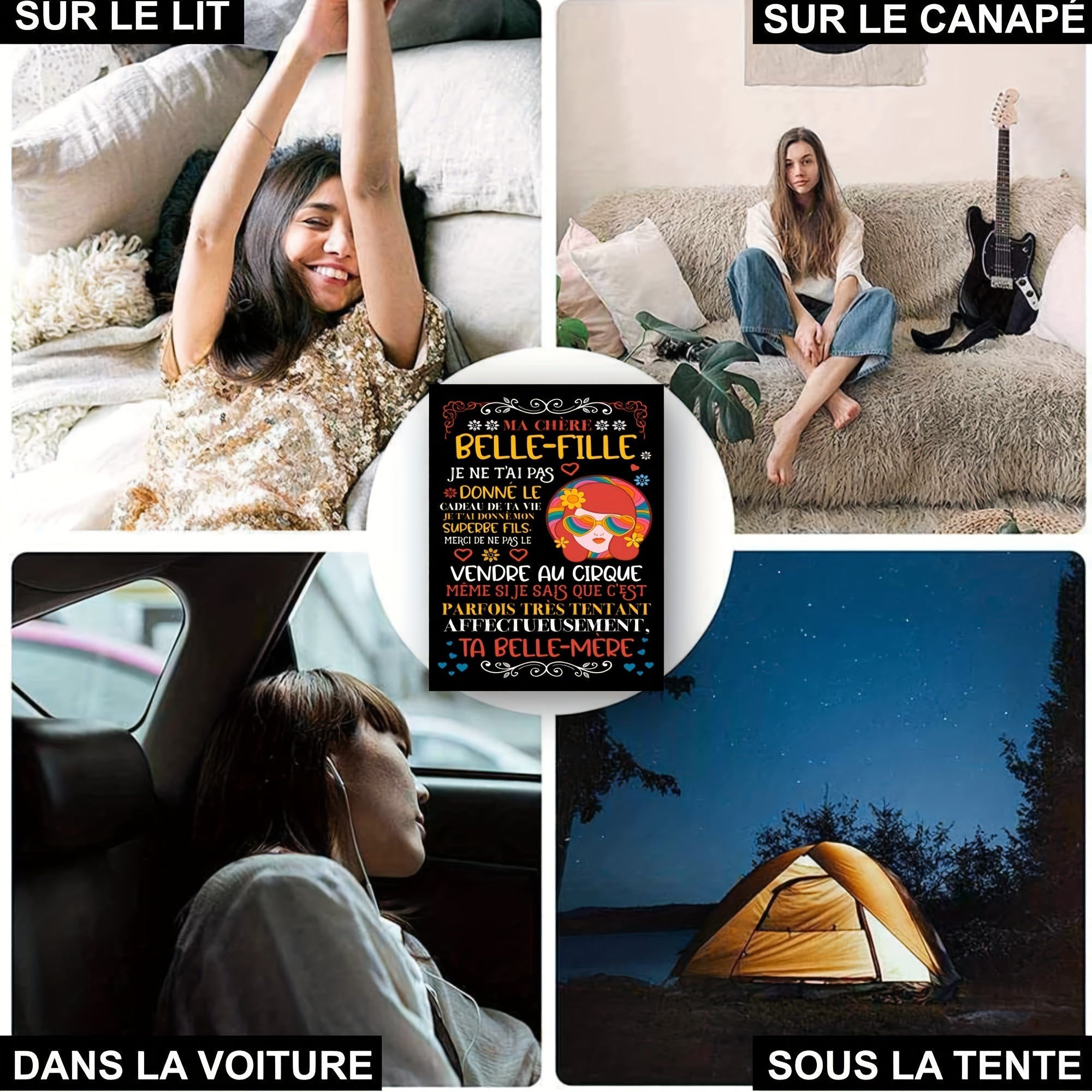 French Flannel Throw Blanket Hypoallergenic Customizable Modern Design Easy to Clean All Seasons for Sofa Bed Travel