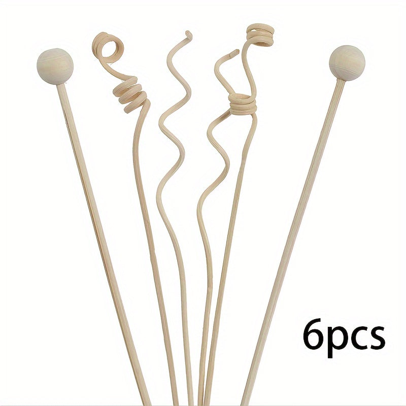 Decorative Reed Diffuser Set for Home or Office Aromatherapy Oil Sticks and Log Material Flowers