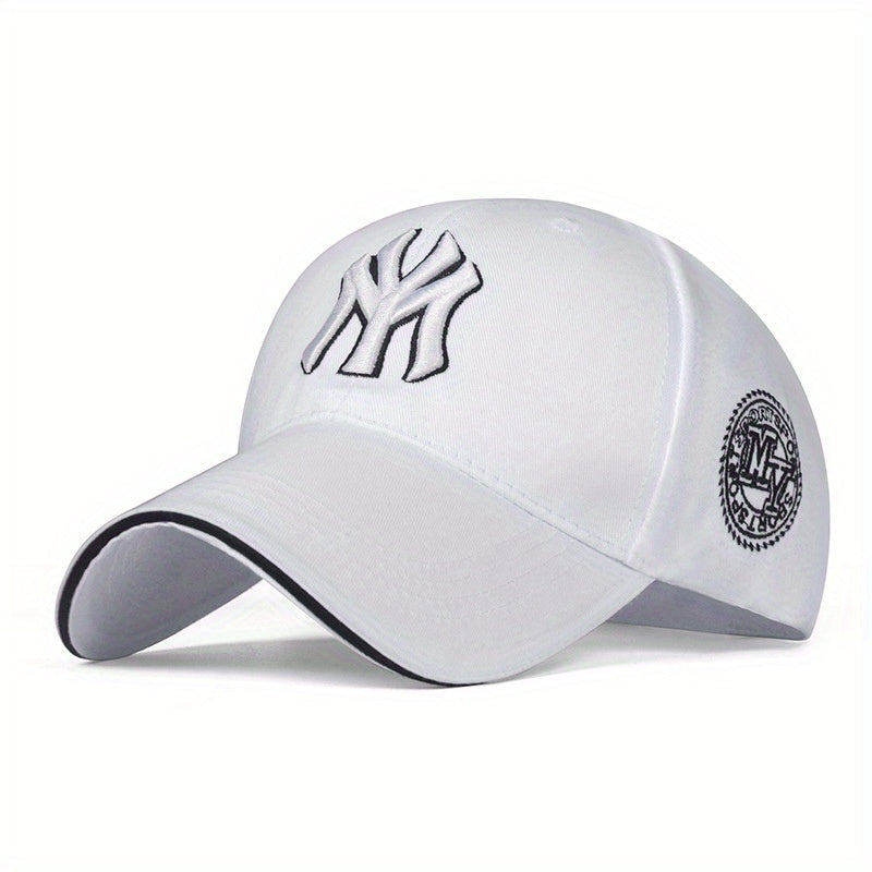 Gorra de béisbol unisex con visera solar, correa ajustable, transpirable, casual, para exteriores y deportes