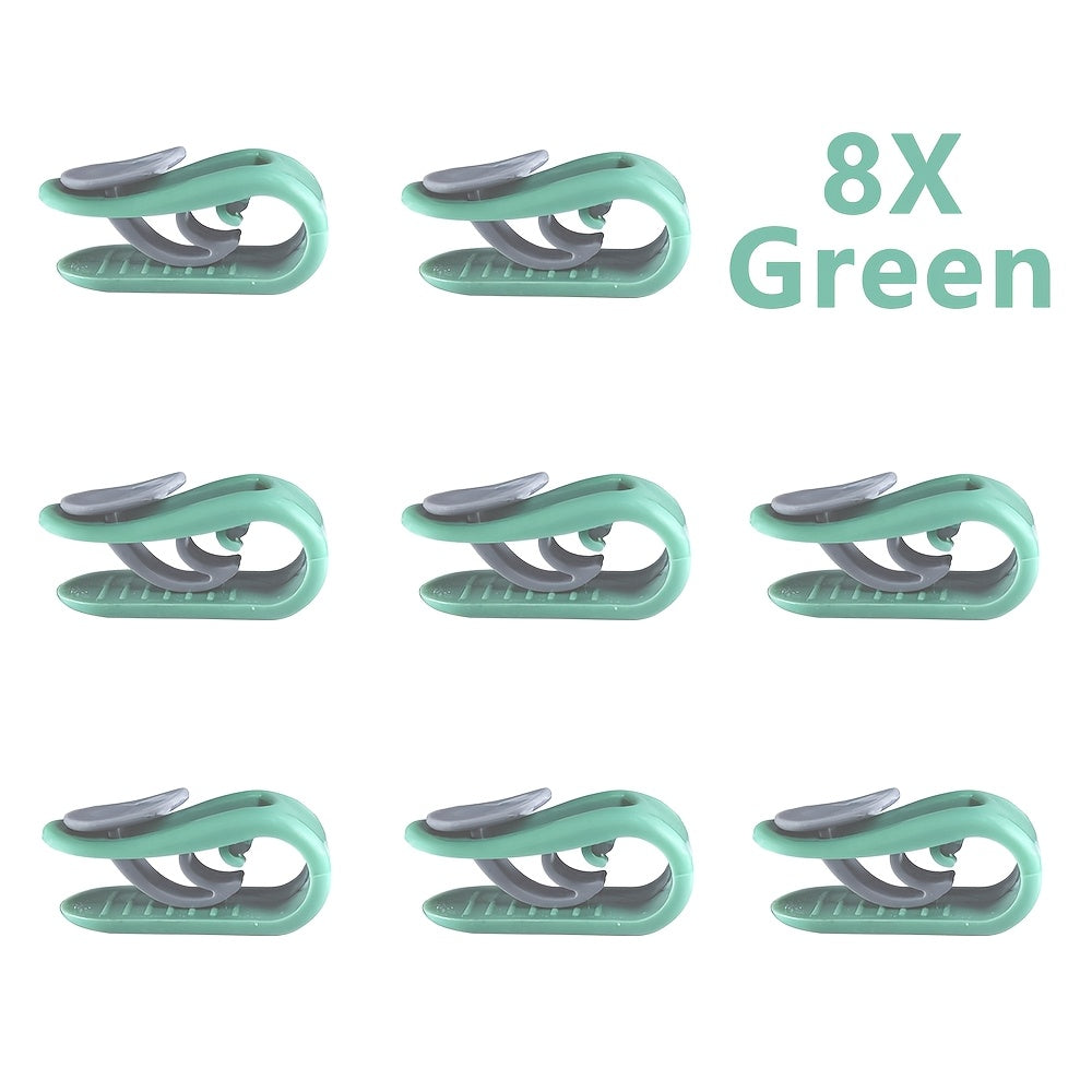 Set of 8 Bed Sheet Clips Duvet Cover Fasteners Corner Safety Clips Polypropylene