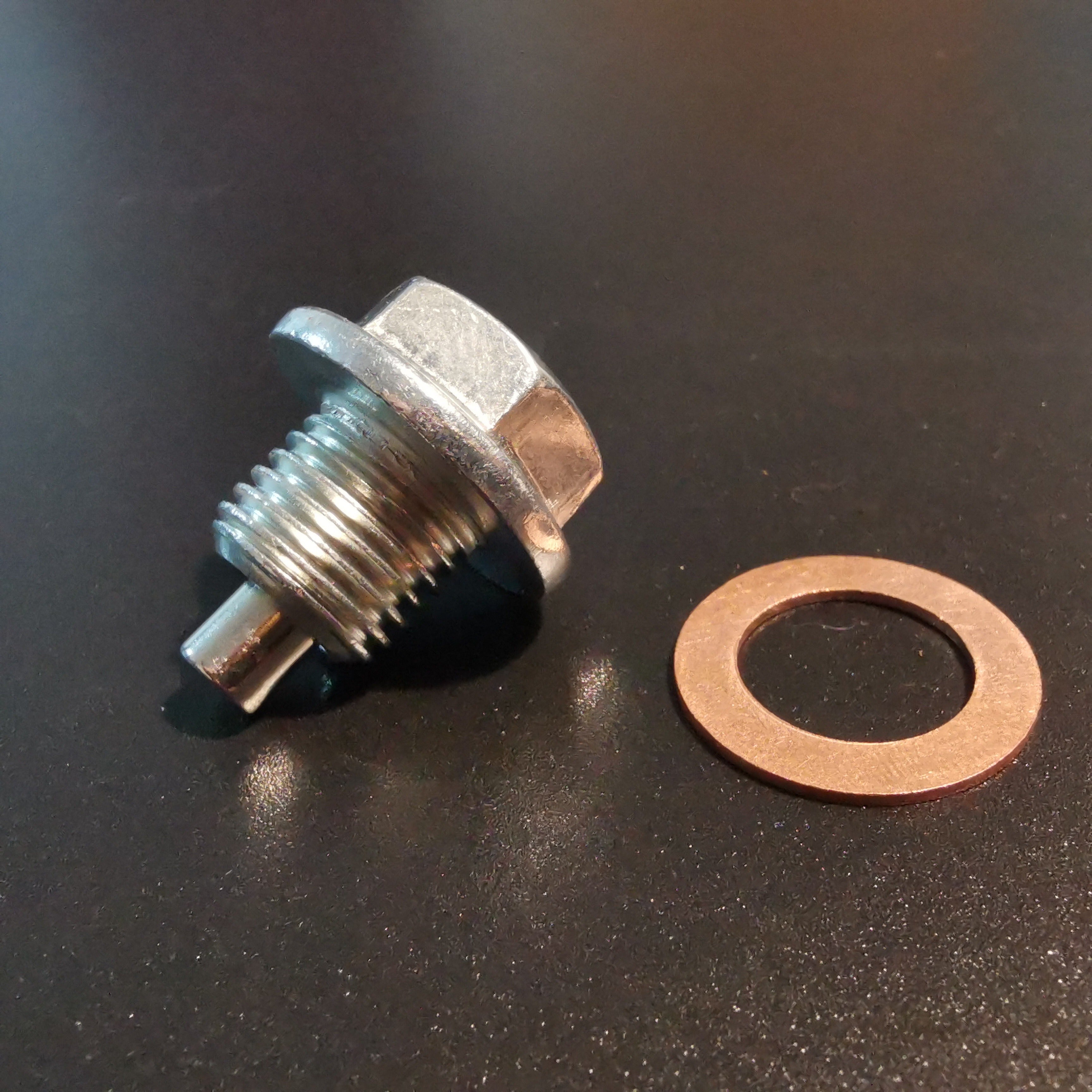 Tapón de drenaje de aceite de motor magnético 14x1.5mm con junta para coches