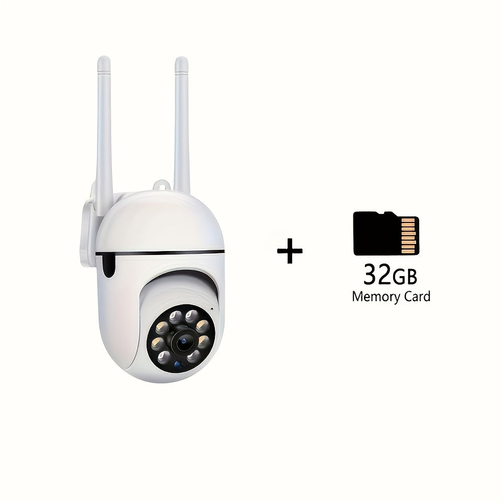 Indoor Security Camera 1080P Night Vision PIR Motion Detection 360 Degree Pan Tilt Zoom Wi-Fi